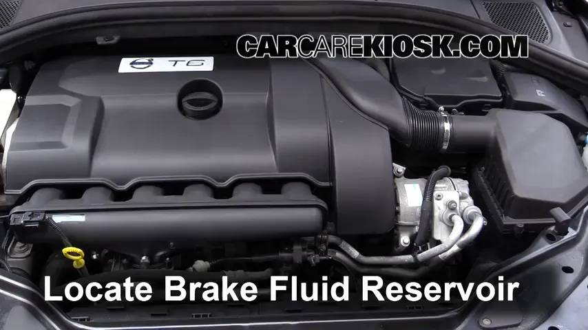 2014 Volvo XC60 T6 3.0L 6 Cyl. Turbo Brake Fluid Add Fluid